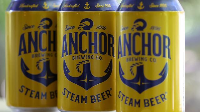 Anchor Brewing beer cans 