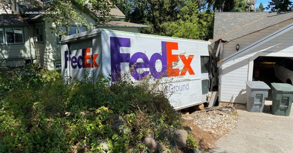 FedEx driver crashed into Auburn home after suffering medical problem, police say