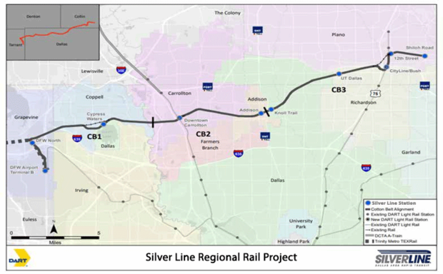 Silver Line map 