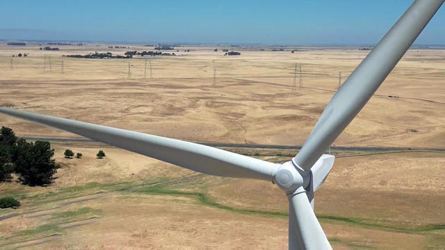 Solano County Land and Power Wind Turbine Blades 