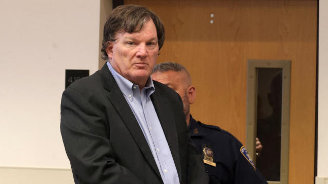 Accused Long Island serial killer Rex A. Heuermann appears during a hearing in Suffolk County Superior Court 