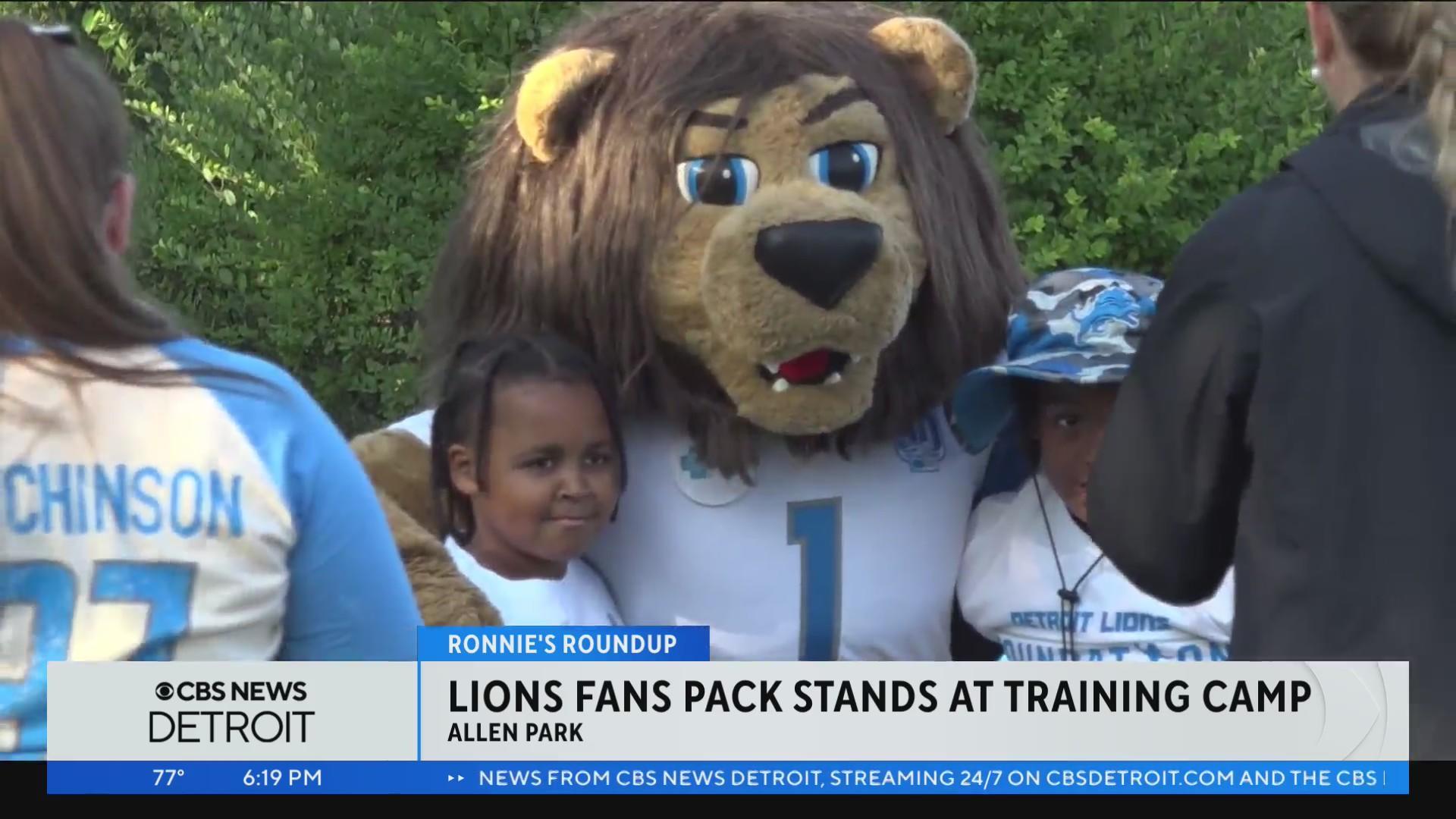 Detroit Lions fans pack stands at training camp - CBS Detroit