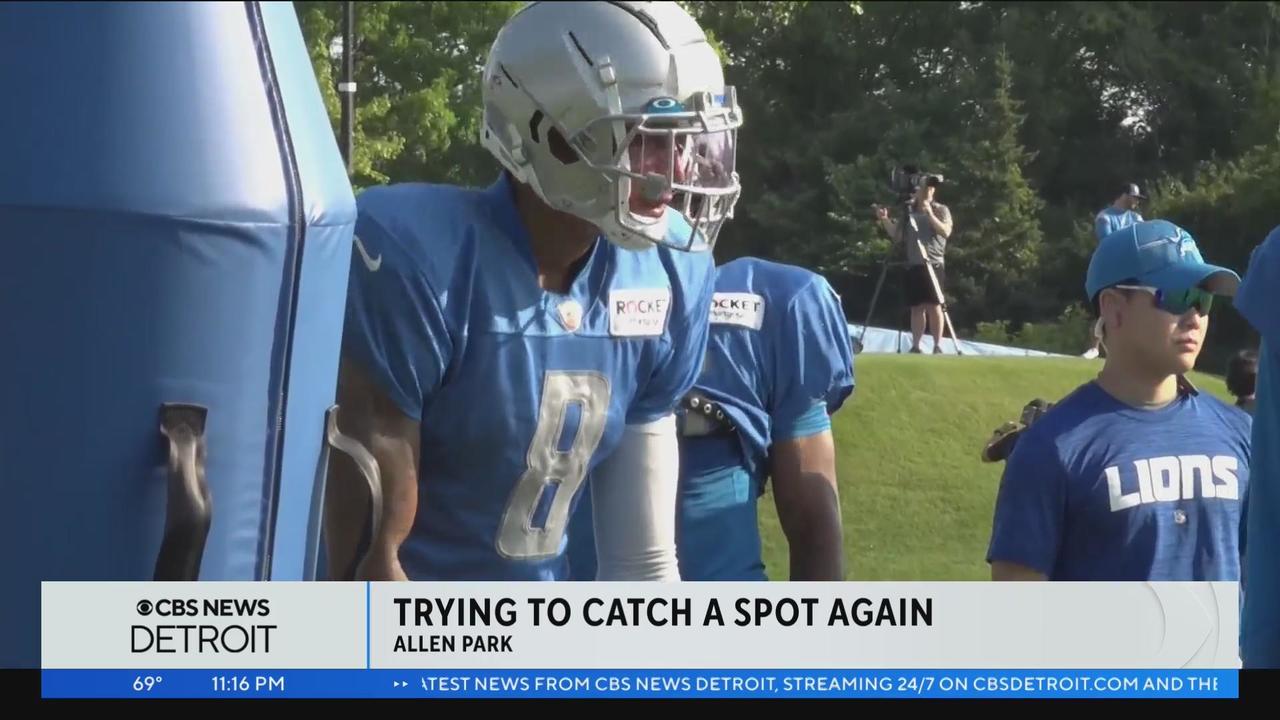 Wide receiver Josh Reynolds focusing on health during Detroit Lions  training camp - CBS Detroit