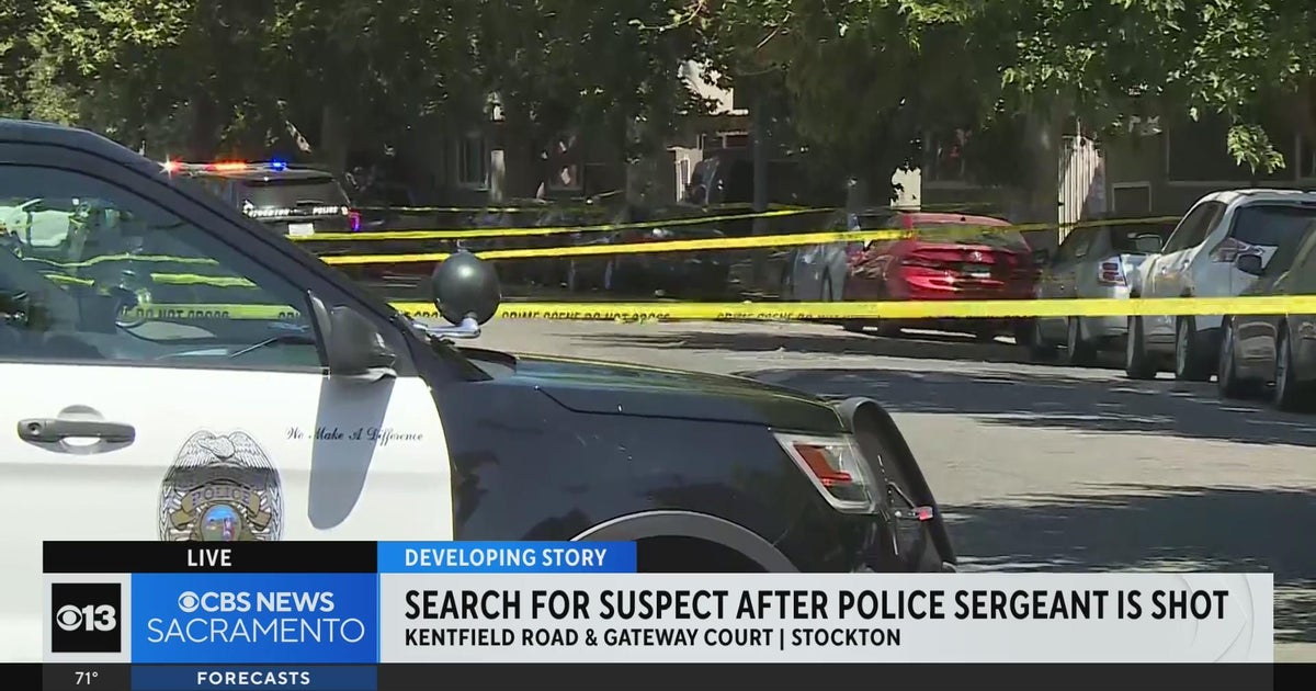 Search continues for suspect after police sergeant shot in Stockton