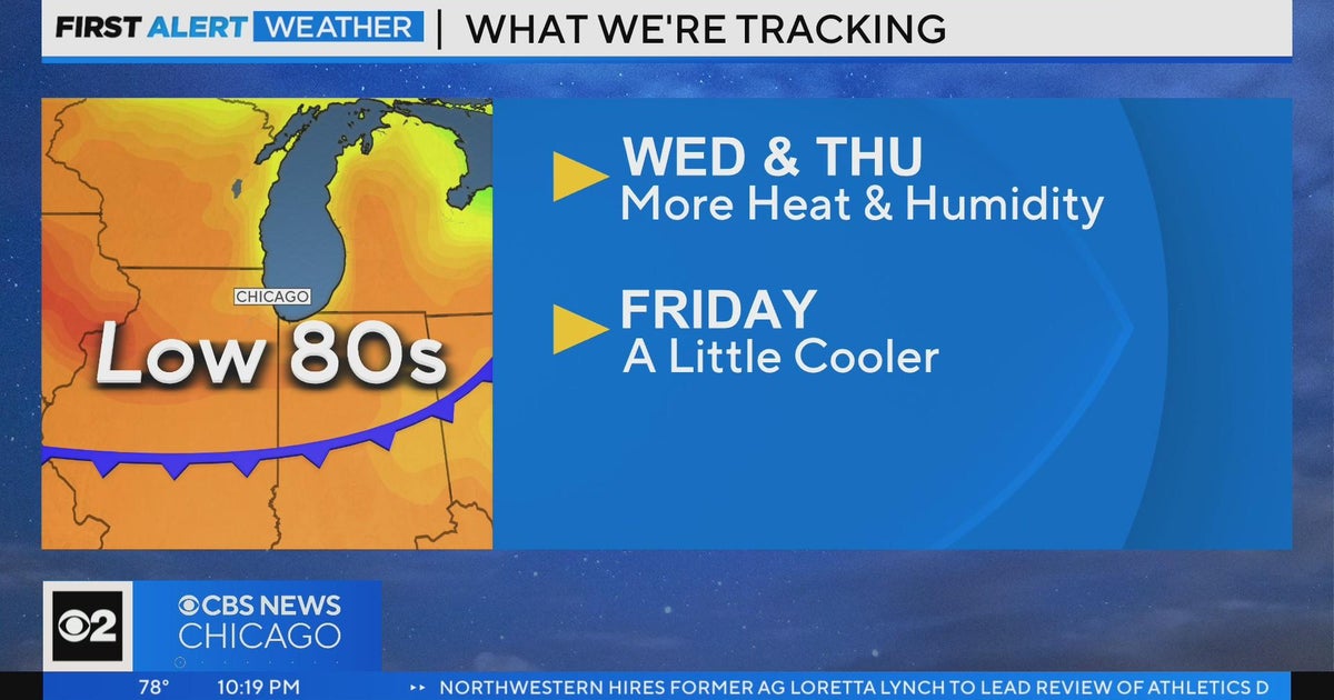 Chicago First Alert Weather: More heat and humidity Wednesday, Thursday ...
