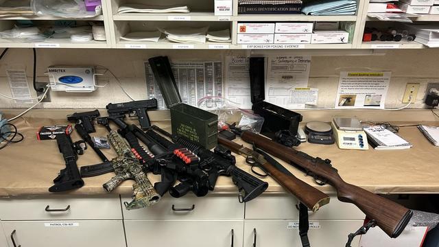 Road rage incident led to suspect being arrested on multiple firearms charges 