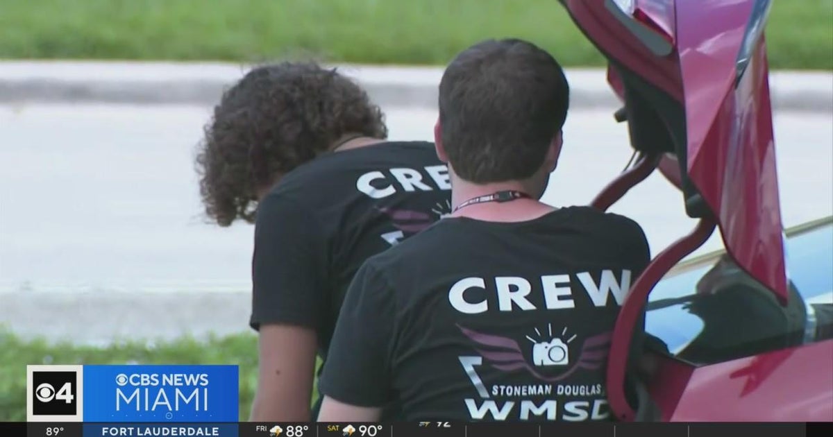 Shots fired again during Parkland school massacre reenactment - CBS Miami