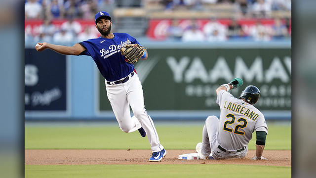 Athletics - Dodgers Baseball 