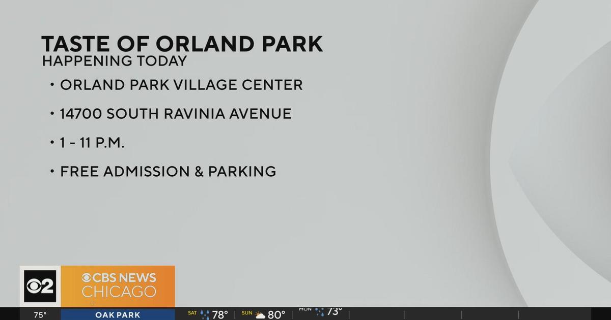 20th Taste of Orland Park continues Saturday CBS Chicago