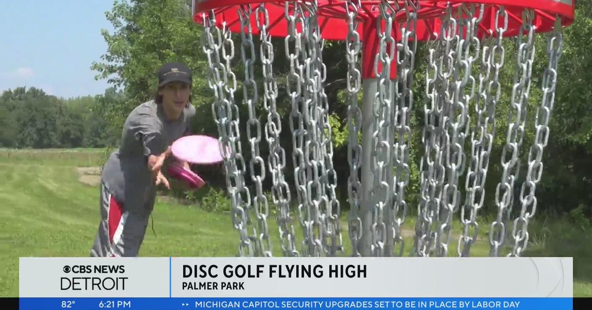 Disc golf growing in popularity at Detroit's Palmer Park course CBS