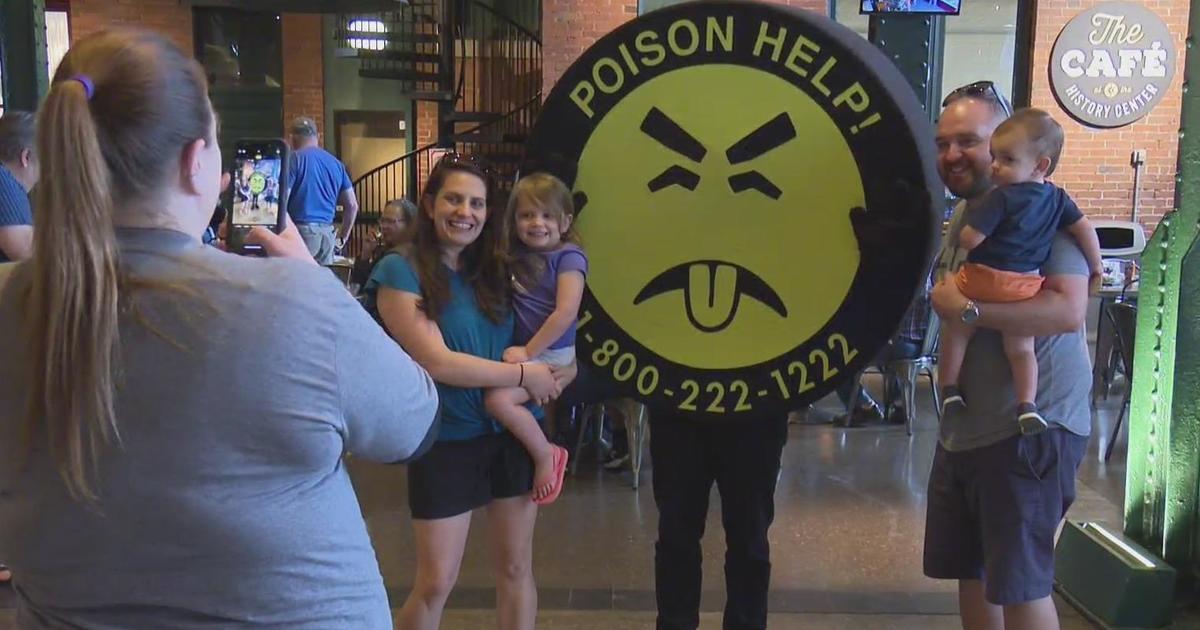 On A Positive Note: Mr. Yuk mascot makes his debut