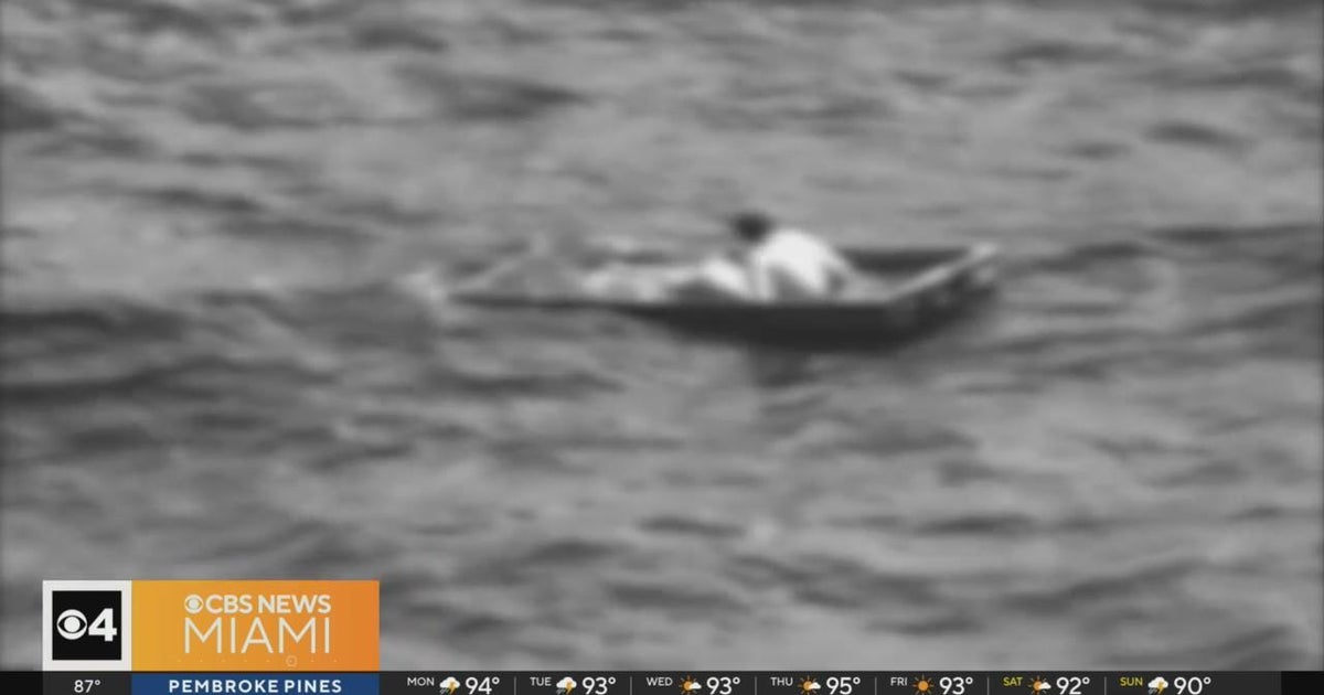 Florida male survives practically two day stranded at sea in partially submerged boat Florida male survives practically two day stranded at sea in partially submerged boat