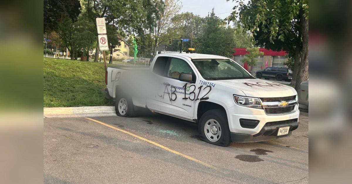 City trucks damaged by vandals outside Minneapolis’ Martin Luther King Jr. Rec Center