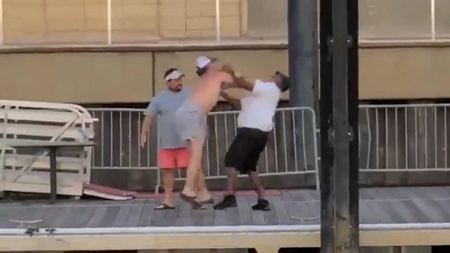 Montgomery riverfront brawl / viral video 