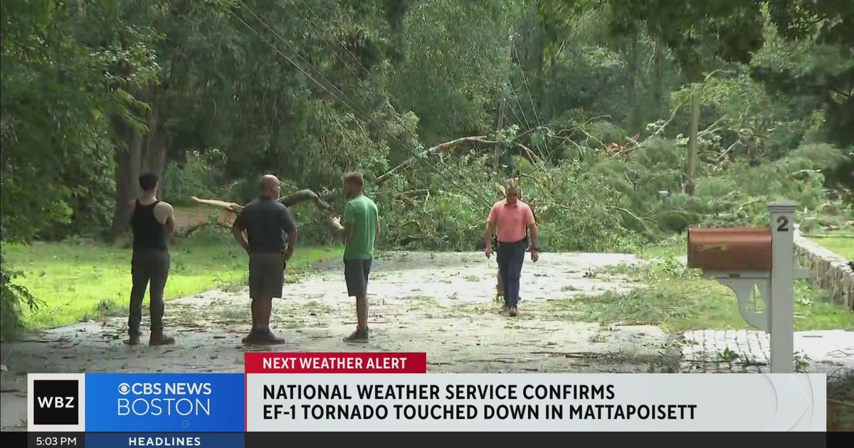 Tornado confirmed in Mattapoisett CBS Boston