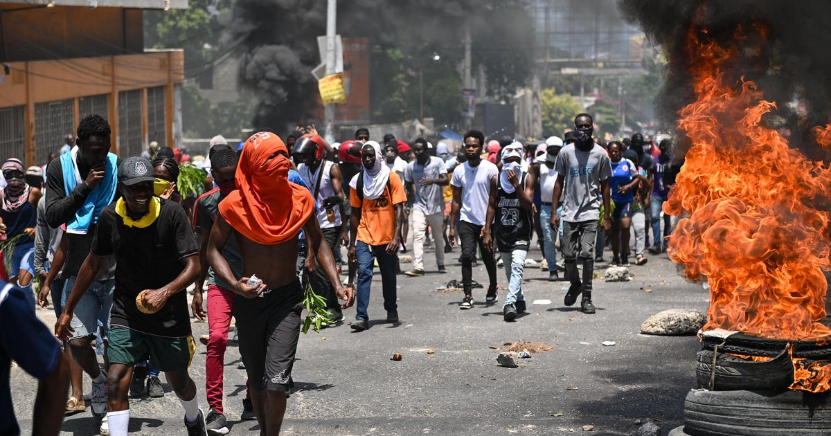 US closes Haiti embassy amid rapid gunfire after Haitians march to demand security CBS News US closes Haiti embassy amid rapid gunfire after Haitians march to demand security CBS News