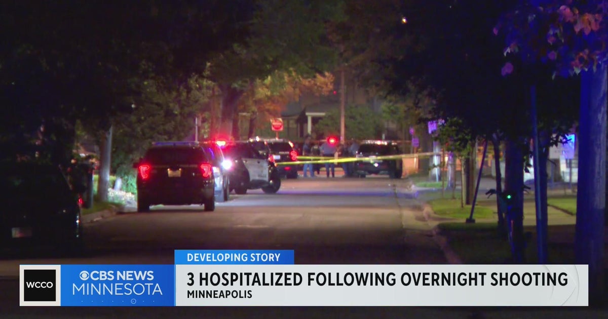 Developing: 3 people hospitalized in overnight shooting - CBS Minnesota