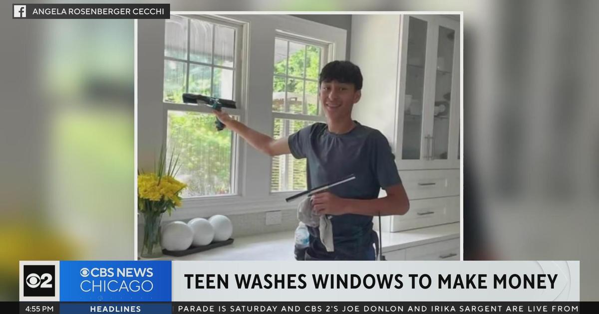 Window washing is a dirty business, but somebody's got to do it