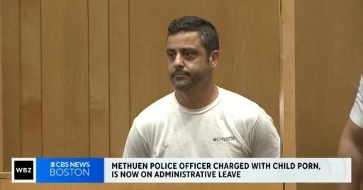 Methuen police officer faces child pornography charge - CBS Boston