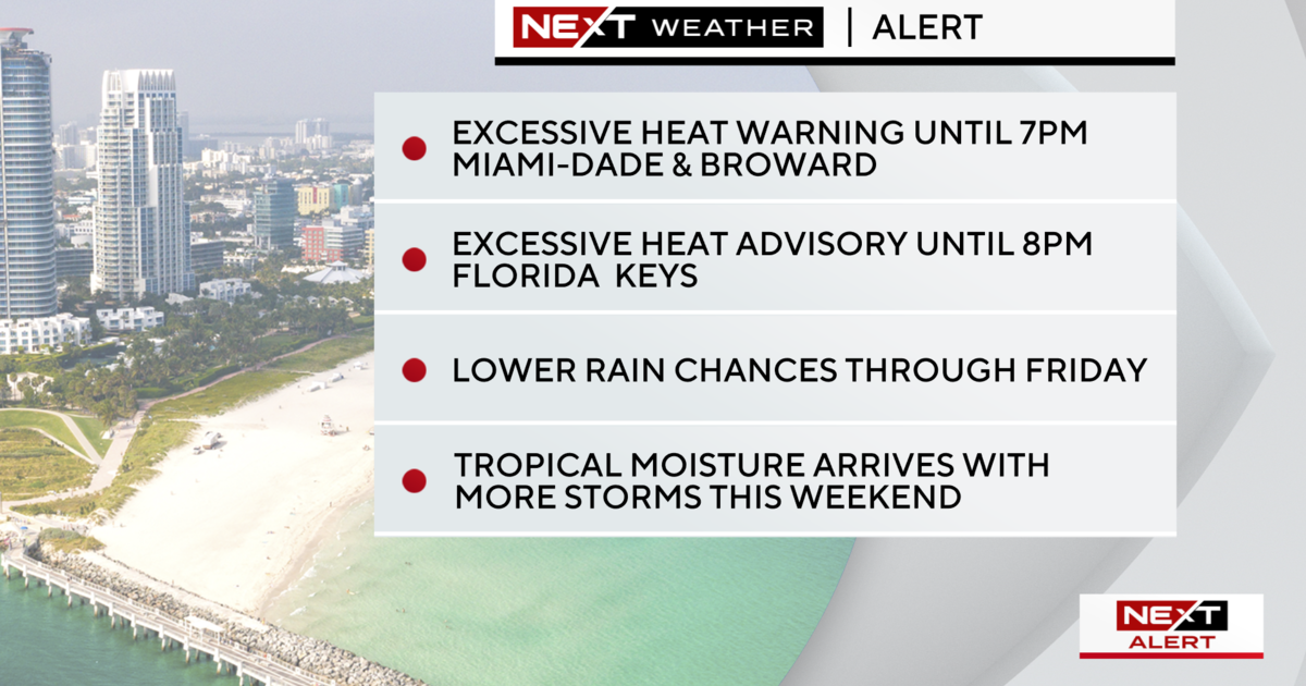 NEXT Weather: Another day of dangerous heat, some storms possible