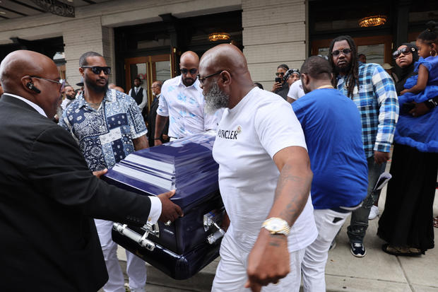 Funeral And Celebration Of Life Held For O'Shae Sibley In Philadelphia 