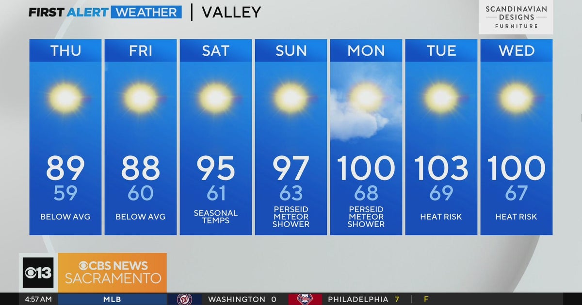 Thursday morning weather forecast - Aug. 10, 2023