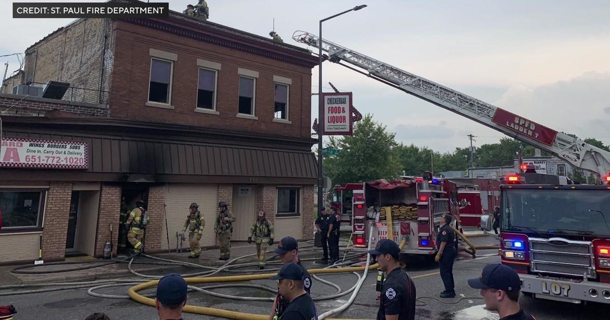 St. Paul firefighters battle morning fire