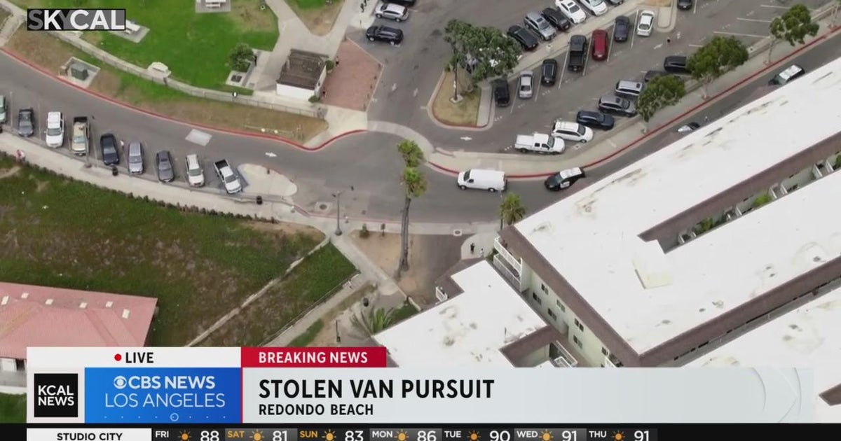 Driver taken into custody after stolen van pursuit in Redondo Beach ...