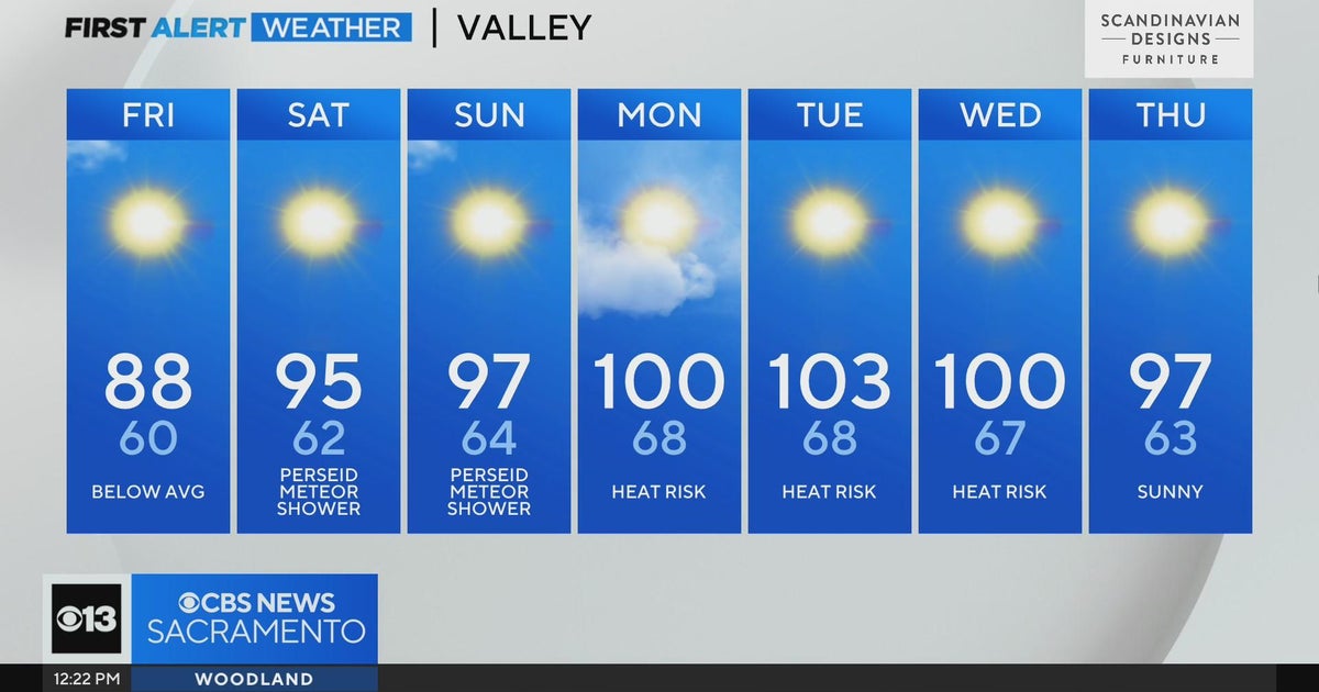Friday afternoon weather forecast - Aug. 11, 2023