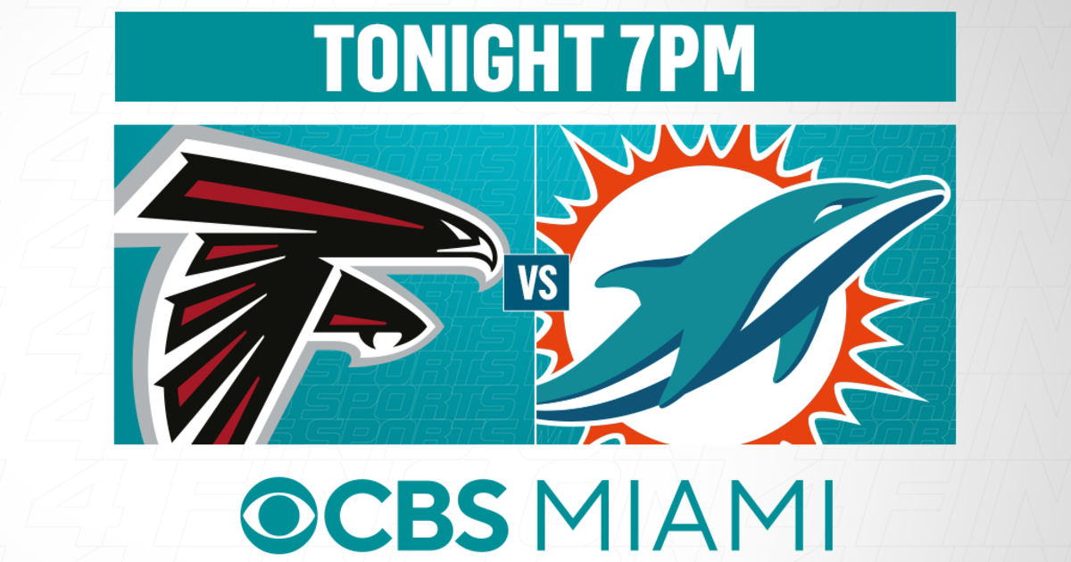 Watch live: Miami Dolphins open NFL preseason at home against Atlanta  Falcons - CBS Miami
