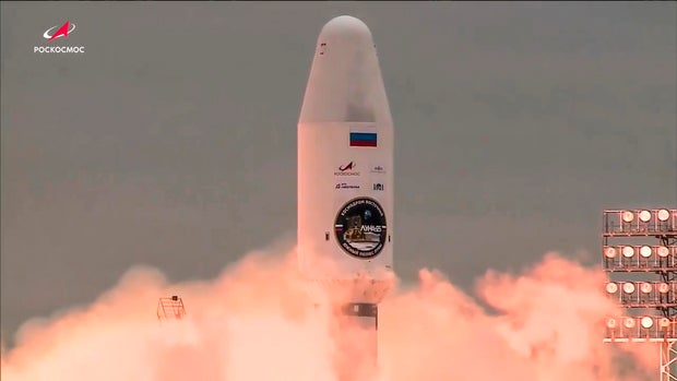 Russia launches lunar landing craft in first moon mission since Soviet era