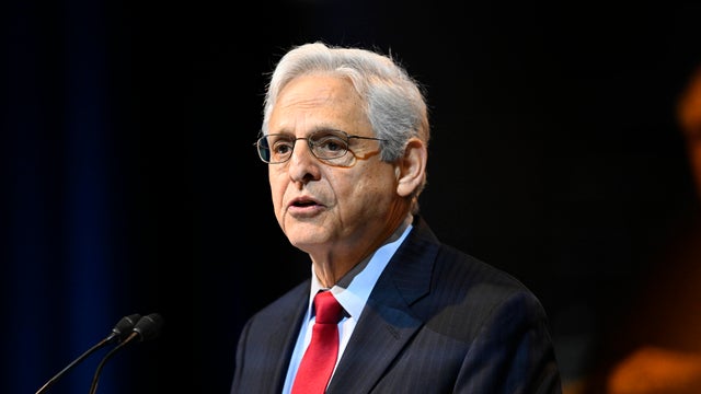 U.S. Attorney General Merrick Garland speaks at the American Bar Association meeting 