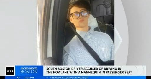 South Boston driver caught with mannequin 