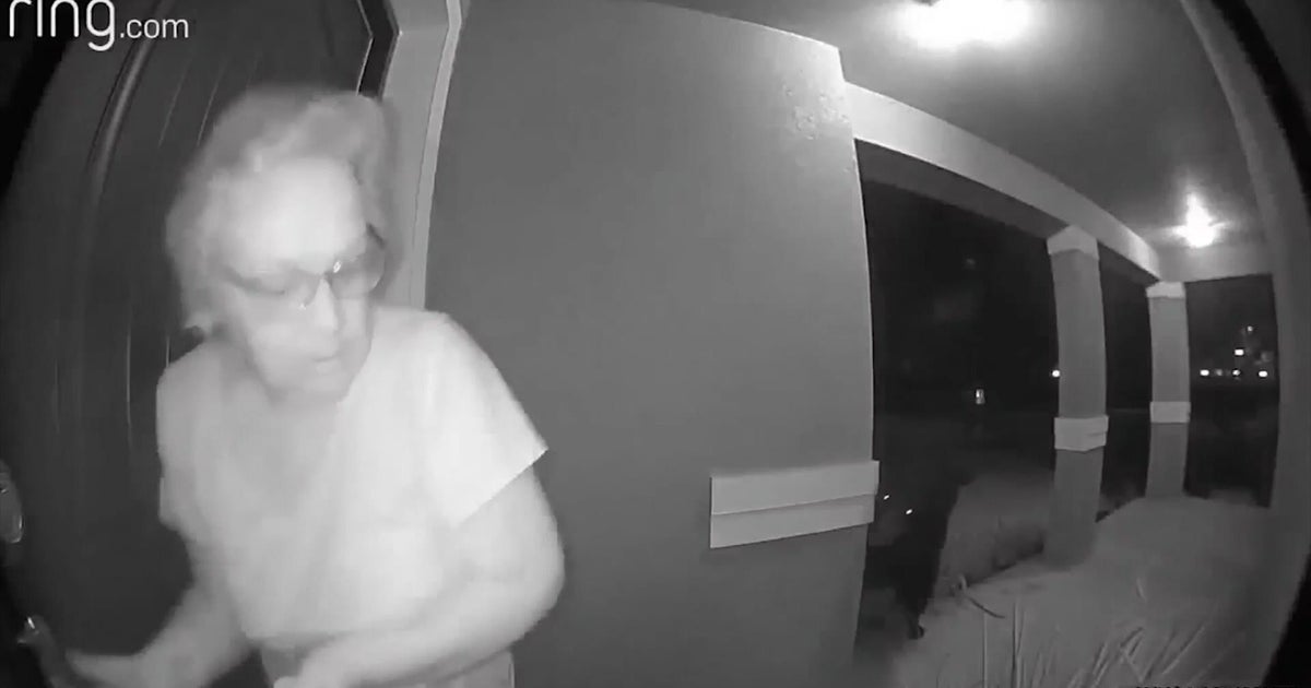 Watch: Doorbell camera captures Central Florida woman being startled by ...