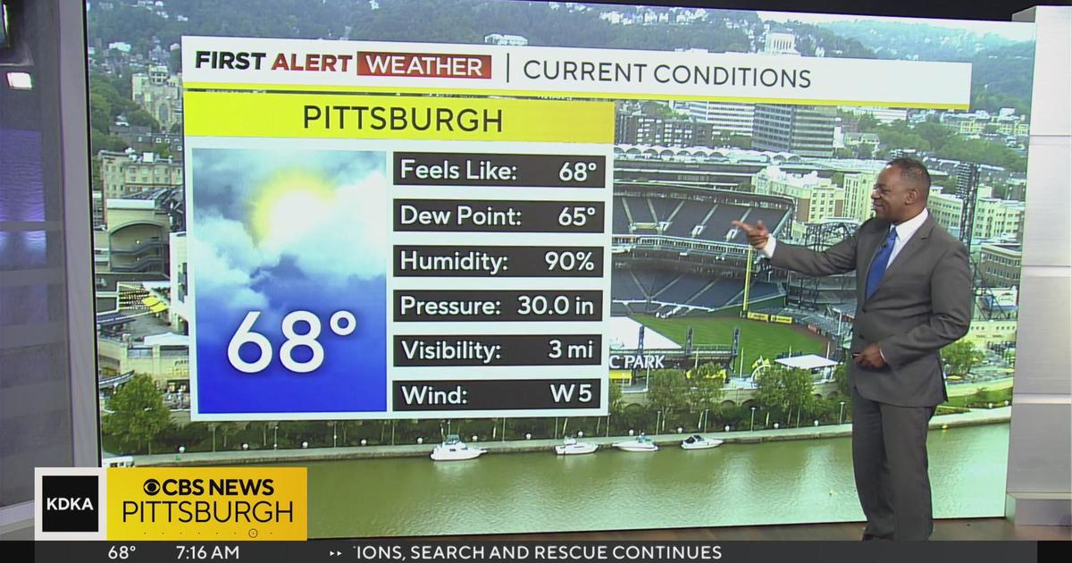 KDKA-TV Morning Forecast (8/13) - CBS Pittsburgh