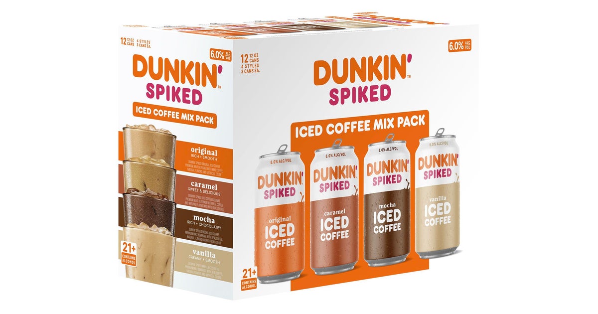 Dunkin' is releasing boozy versions of their iced coffees and teas - Vimarsana News