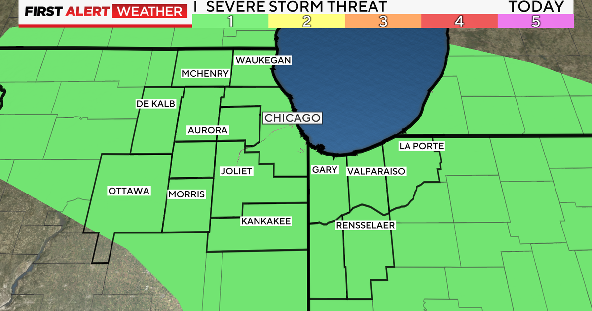 Chicago Weather Alert: Showers, storms Monday; flood watch ahead - CBS ...