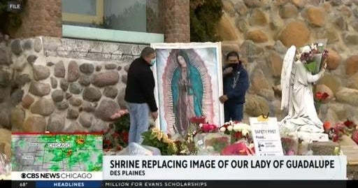 Des Plaines getting new image of Our Lady of Guadalupe - CBS Chicago