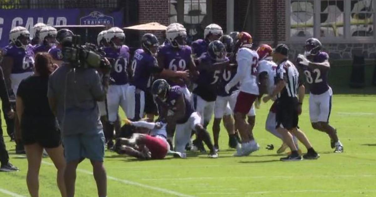 Mark Andrews among Ravens, Commanders players involved in skirmishes at  joint training camp practice