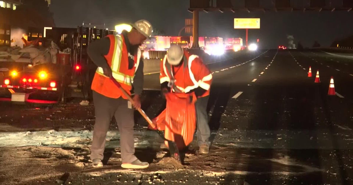 Raw video: Scene of injury crash involving big rig on Interstate 80 in ...