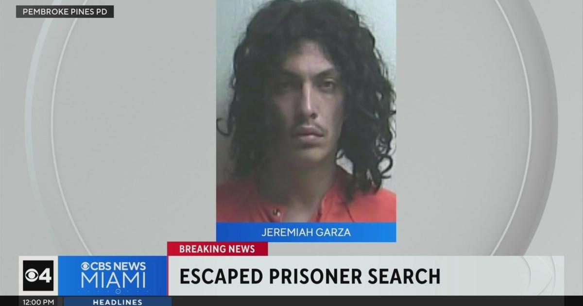 Pembroke Pines police searching for escaped prisoner