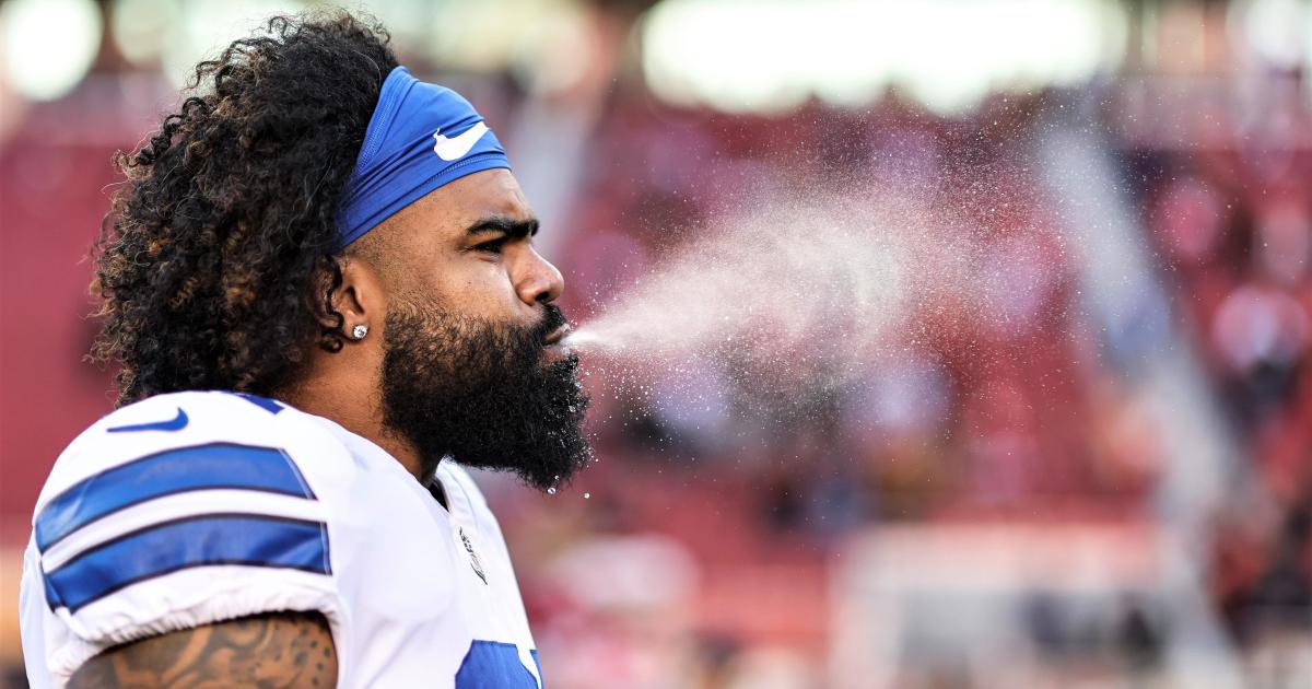 Ezekiel Elliott shows off new Patriots jersey on Instagram - CBS