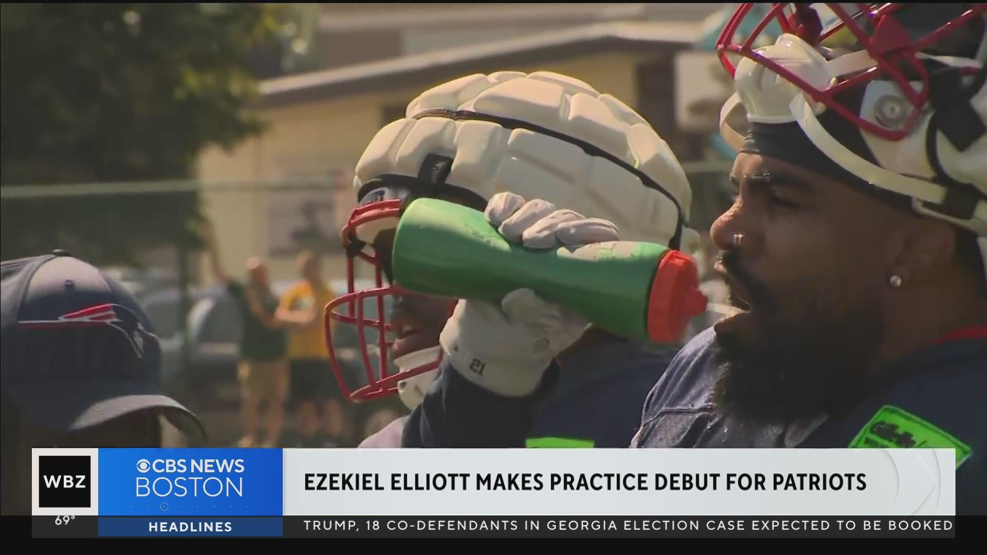 Patriots ease in Ezekiel Elliott slowly, and other observations from their  joint practice - The Boston Globe