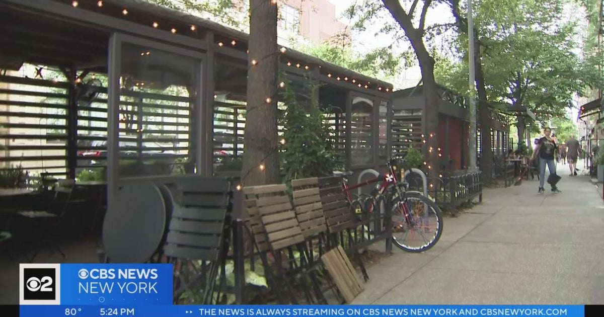 Outdoor dining now permanent in New York City but with new rules - CBS ...