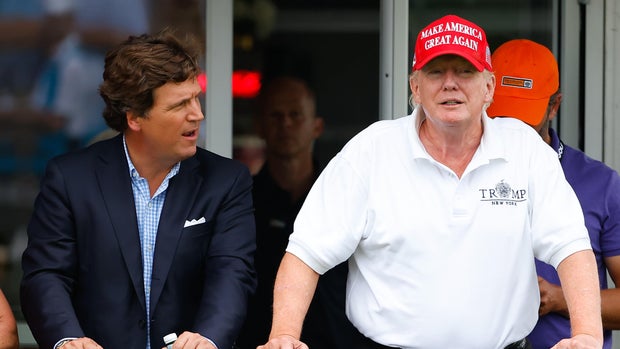 Donald Trump and Tucker Carlson