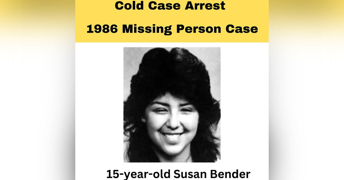 Arrest made in 1986 disappearance of Modesto teen Susan Robin Bender