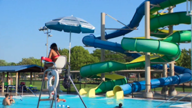 lifeguard on duty at pool 