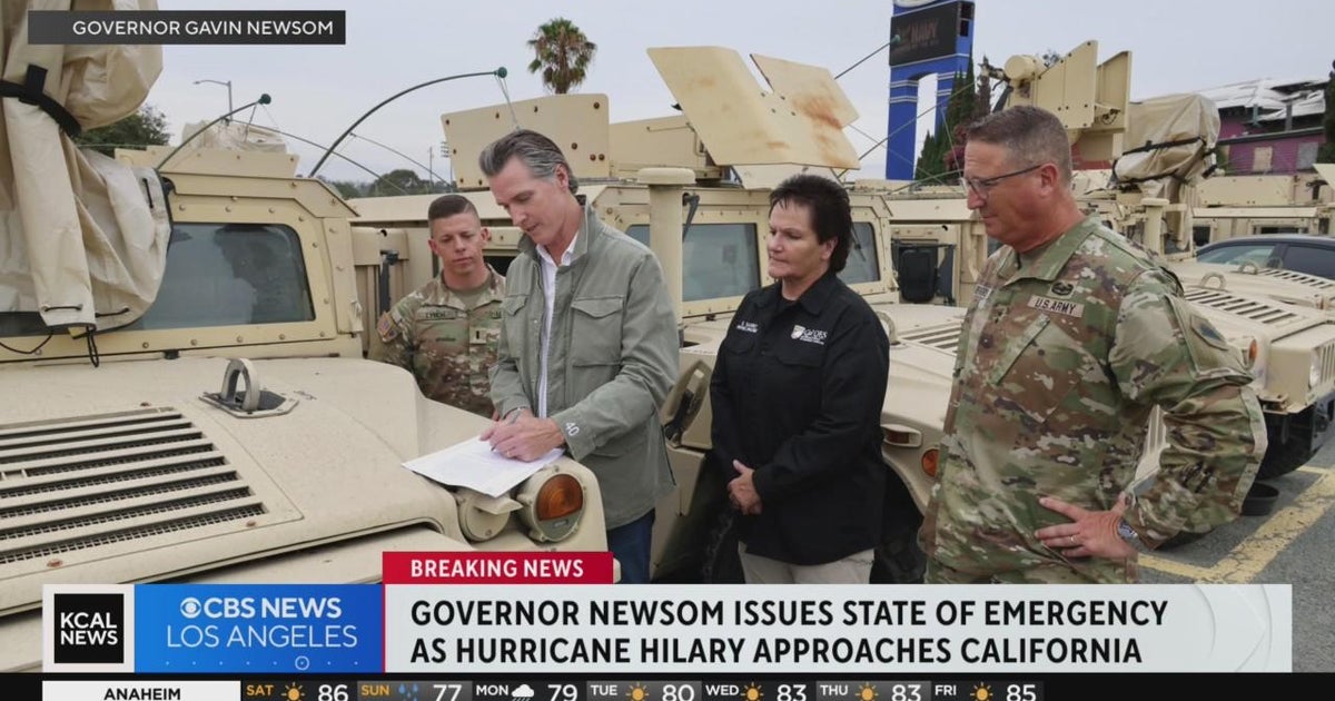 Governor Newsom declares state of emergency as Hurricane Hilary closes ...