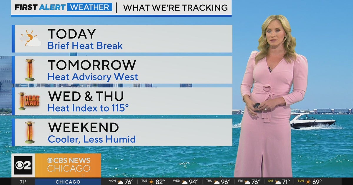Chicago First Alert Weather: Dangerous heat ahead - CBS Chicago