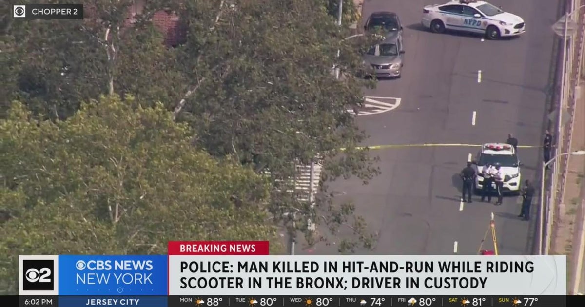 Police: Man killed in hit-and-run while riding scooter in the Bronx ...
